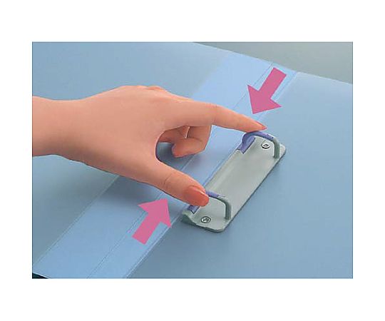 ポップリングファイルスリム 桃A4縦背幅21mm　ﾌ-PS410P 1冊