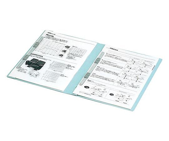플랫 파일 더블 퍼지 타입 A4 세로 파랑 1권 F-VD10B 1권
