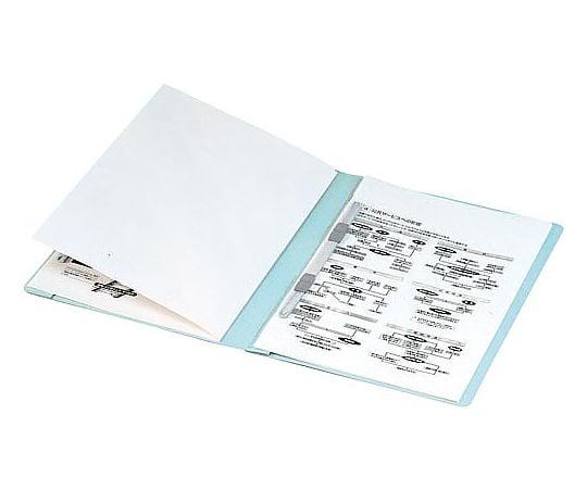 플랫 파일 더블 퍼지 타입 A4 세로 파랑 1권 F-VD10B 1권