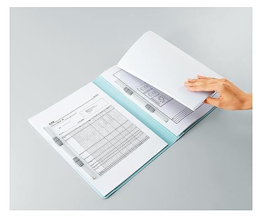 플랫 파일 더블 퍼지 타입 A4 세로 파랑 1권 F-VD10B 1권