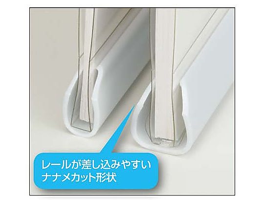 レールクリヤーホルダー厚とじPET A4縦 5冊　ﾌ-WTP760WX5 1パック(5冊入)