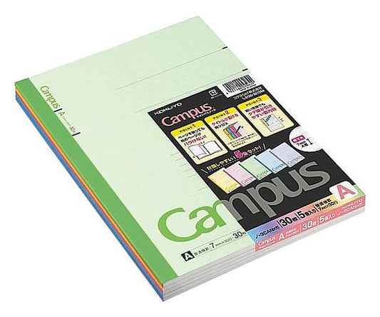 캠퍼스 노트 세미 B5 A 괘 7mm 5권 팩 노-3CANX5 1팩(5권입)