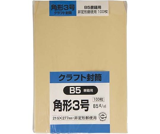 크래프트 봉투 각 3 85g 100장입 K3K85 1팩(100장입)