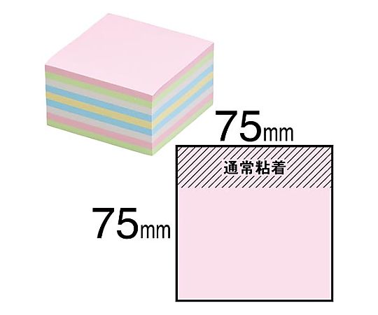 Post-it Recycled Paper Cube 75x75 Pink CPRP-P-33SE 1 pc