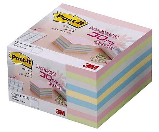 Post-it Recycled Paper Cube 75x75 Pink CPRP-P-33SE 1 pc