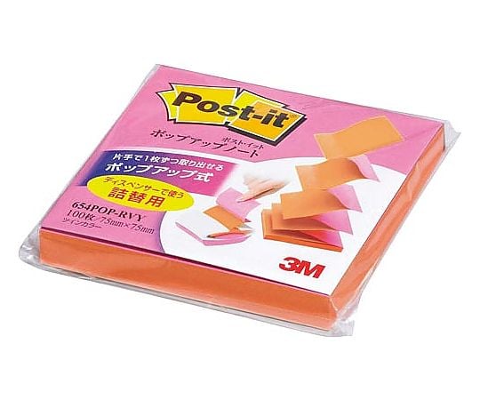 Post-it Pop-up Refill Pink &amp; Yellow 654POP-RVY 1 pc