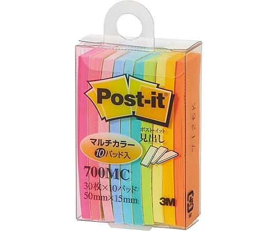 Post-it Multicolor 50 x 15 10-color set 1 pack (10 sheets) 700MC 1 pack (10 sheets)