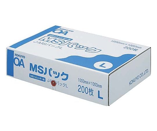 슈레더용 폴리백 L 200장 J-MS파크 L 1상자(200장입)