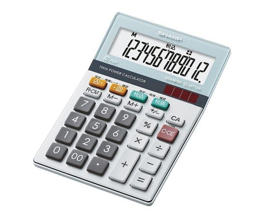 Calculator, small desktop type, EL-M712K, 1 piece