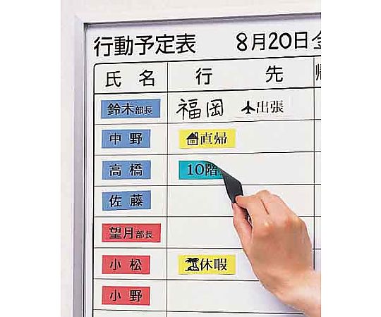 테프라 PRO 테이프 마그넷 화이트 18mm 블랙 문자 SJ18S 1개