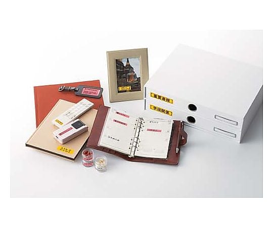 테프라 PRO 테이프 매트 화이트 라벨 12mm 흑자 SB12S 1개