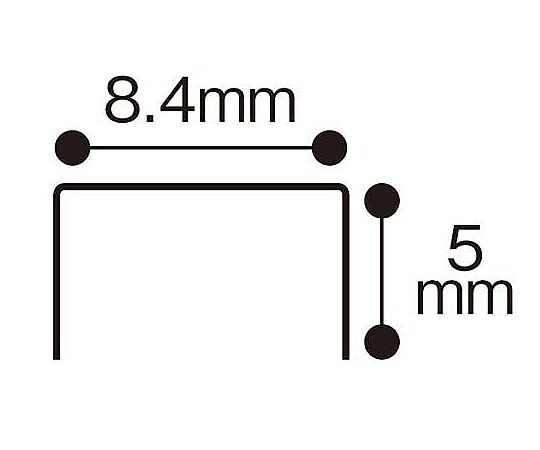 ホッチキス 10号針 1000本入 5個パック　No.10-1Mﾊﾟｯｸ5 1パック(1000本×5箱入)
