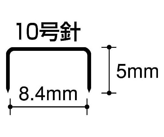 스테이플러 10호 100개 연결 5000개입 NO.10-5M 1상자(5000개입)