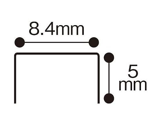 ホッチキス 10号針ステンレス 1000本入1箱　No.10-1Mｽﾃﾝﾚｽ 1箱(1000本入)