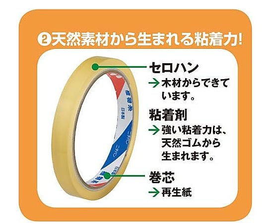 セロテープ業務用 幅18mm×長さ50m 10巻　405-18X50 1パック(10巻入)