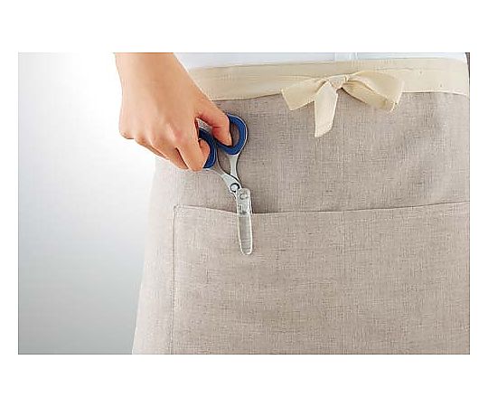 Pocket scissors &lt;Clippy&gt; Blue HASA-P400B 1 piece