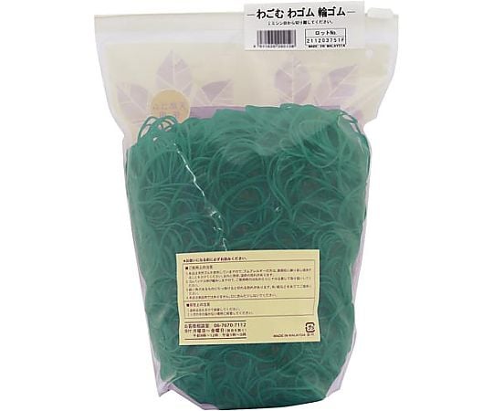 와고무와 고무 고무 # 16 녹색 500g 슬라이더 가방 GGK-057 1 가방