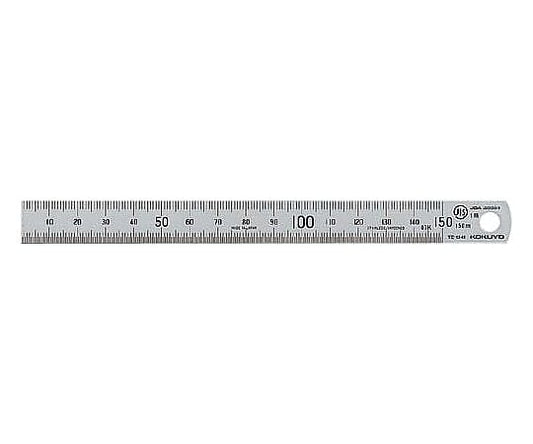 Stainless steel straight ruler 15cm JIS Class 1 TZ-1341 1 piece