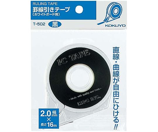 Whiteboard Ruler Tape 2mm x 16M T-502 1pc