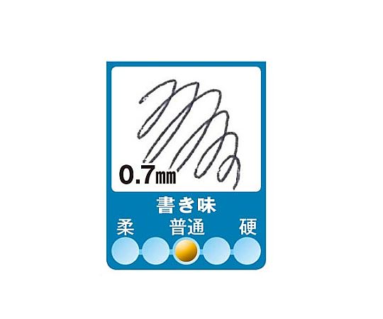 Clip-on G2 color ballpoint pen, transparent barrel, B2A3-C, 1 piece