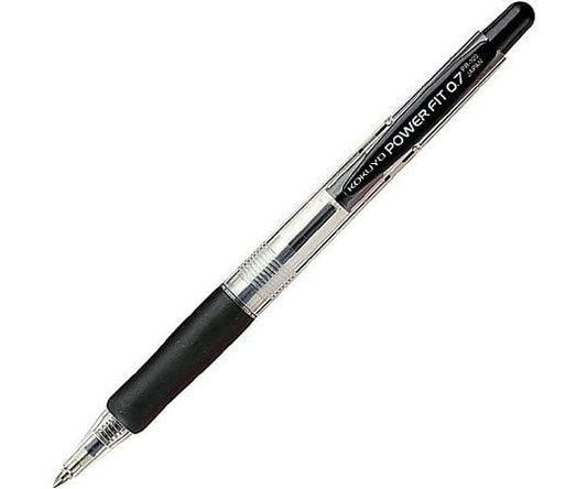 ラバーグリップパワーフィット0.7mm 黒　PR-100D 1本