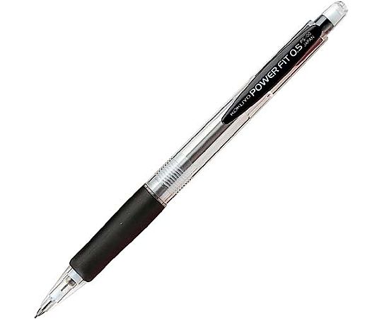 Rubber Grip Mechanical Pencil Power Fit Black PS-100D 1 piece
