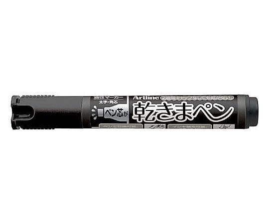 Oil-based marker, dry pen, medium round tip, black, K-177N black, 1 piece