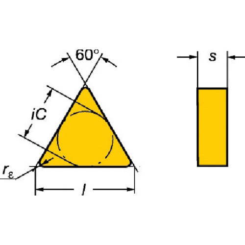 샌드빅 T-Max 선삭용 세라믹 네거티브 칩(610) 650 TNGN 16 04 08T01020 10개