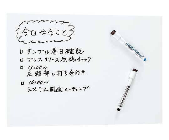 Whiteboard marker with eraser, extra-fine tip, black, PM-B100D, 1 pc