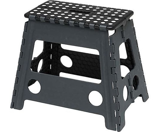 Folding Step Stool Seno-Bee Jumbo-kun Black 839260 1 unit