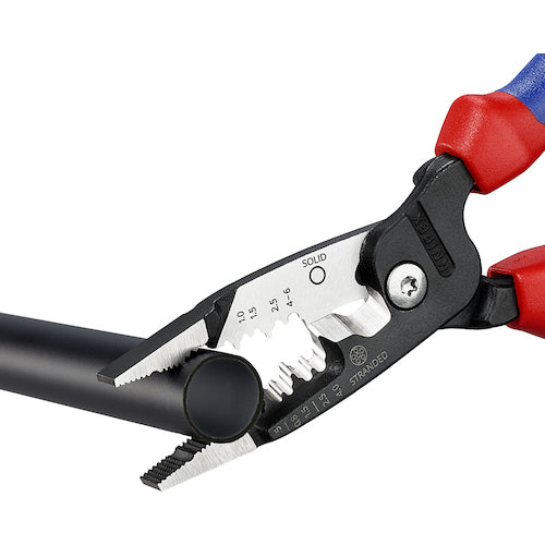 ＫＮＩＰＥＸ　電工用多機能プライヤー　２００ｍｍ　コンフォートグリップ　1372200ME　1 丁