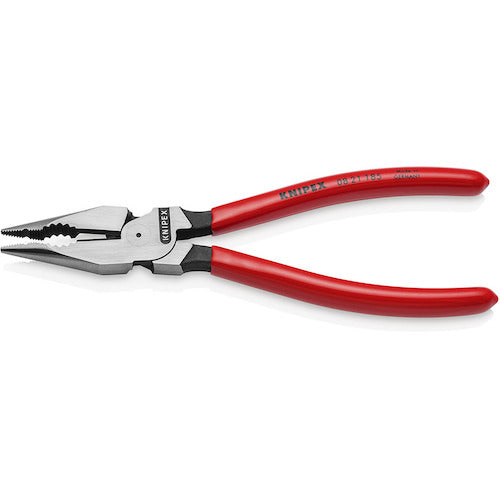 ＫＮＩＰＥＸ　ニードルノーズコンビネーションプライヤー　１８５ｍｍ　0821185　1 丁