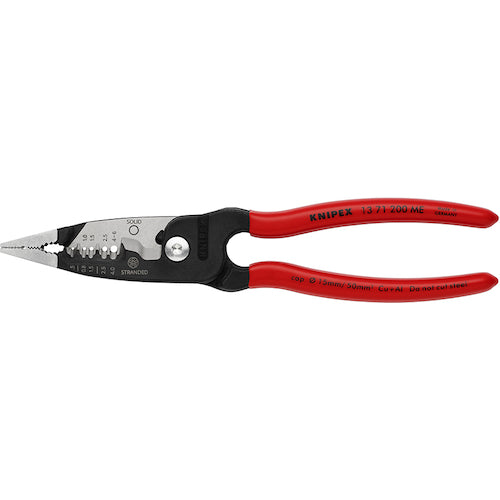 ＫＮＩＰＥＸ　電工用多機能プライヤー　２００ｍｍ　1371200ME　1 丁