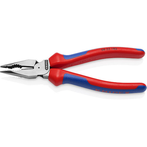 ＫＮＩＰＥＸ　ニードルノーズコンビネーションプライヤー　１８５ｍｍ　コンフォートグリップ　0822185　1 丁
