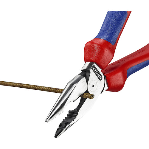 ＫＮＩＰＥＸ　ニードルノーズコンビネーションプライヤー　１８５ｍｍ　コンフォートグリップ　0822185　1 丁