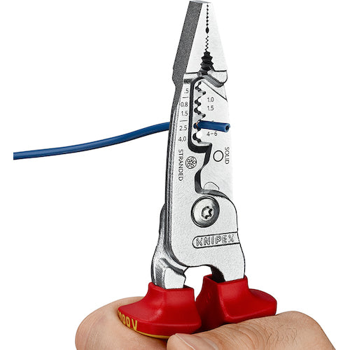 ＫＮＩＰＥＸ　電工用多機能絶縁プライヤー　２００ｍｍ　1376200ME　1 丁
