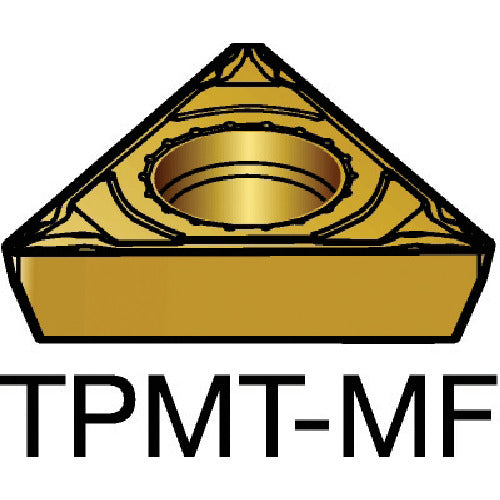 サンドビック　コロターン１１１　旋削用ポジチップ（１２０）　２０１５　TPMT 11 03 04-MF　10 個