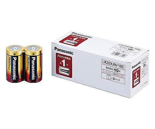 アルカリ乾電池 単1 10本入　LR20XJN/10S 1パック(10本入)