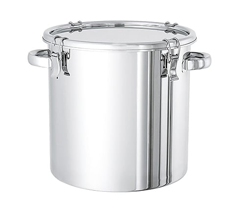Airtight stainless steel tank, clip type, CTH-18, with A-type neoprene packing, 4L, CTH-18/PCA, 1 piece