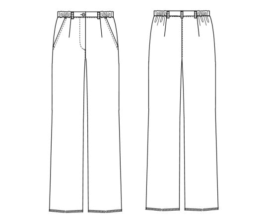 Women's Pants White L CA1703 1 piece