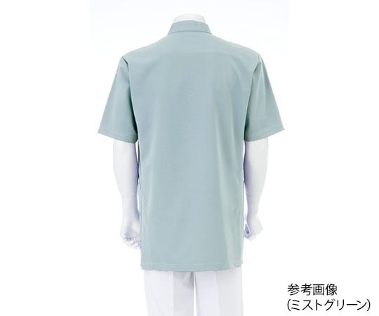 Men's short sleeve horizontal hanging shirt, white, L, HO1967, 1 piece