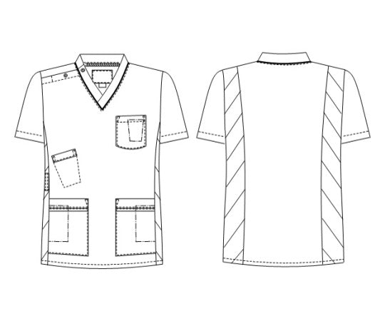 남녀 겸용 상의 T 네이비 M FT4492 1장