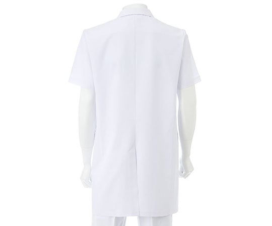 Men's single short sleeve examination gown, white, L, KEX5112, 1 piece