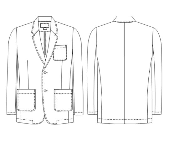 Men's Blazer White LL KES5160 1 piece