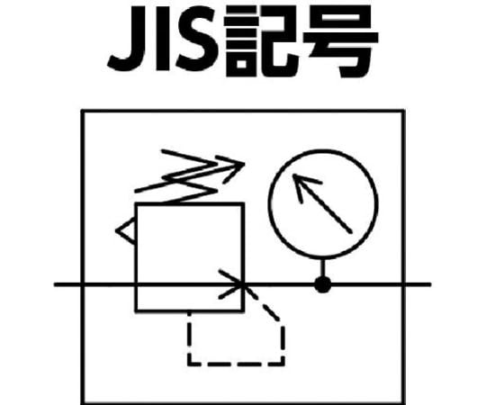 Regulator, compact type, aperture 1/4, TP-3R21GB-8, 1 piece