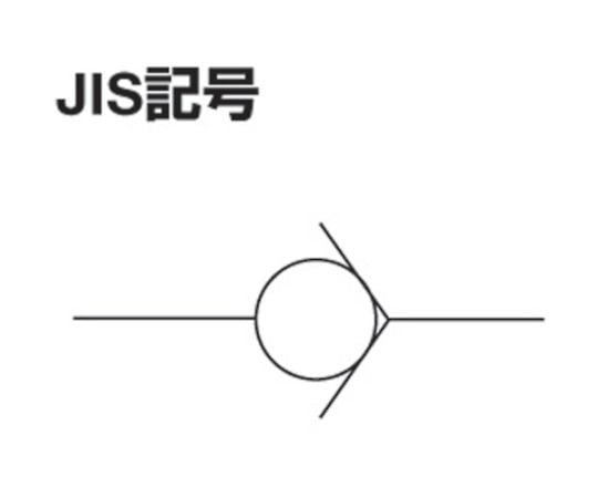 Low operating pressure check valve Union straight CVLU6-6 1 piece