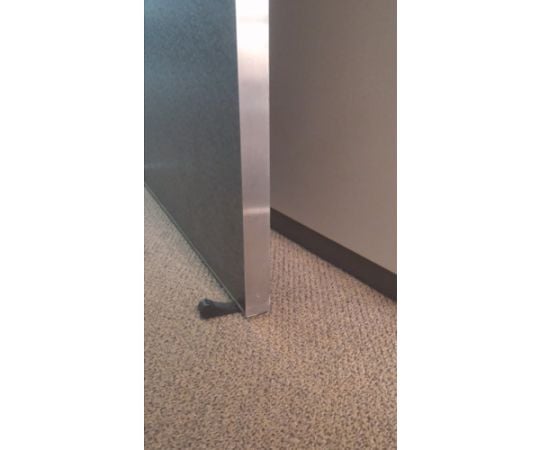 Door stopper, natural rubber type, total length 142mm, TDS140-20, 1 piece