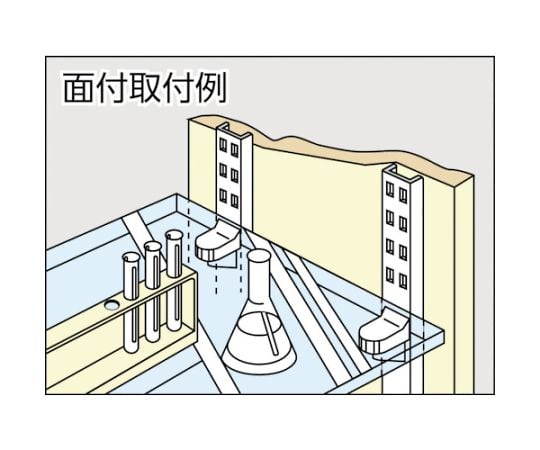 (120030674) SMB-15R Stainless steel shelf bracket SMB-15R 1 piece
