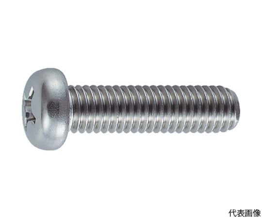 Pan head small screw, stainless steel, full thread, M2 x 8, 160 pieces, B05-0208, 1 pack (160 pieces)