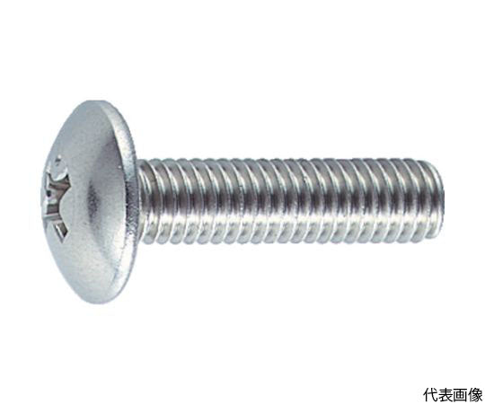 Truss head machine screw, stainless steel, full thread, M5 x 10, 73 pieces, B52-0510, 1 pack (73 pieces)